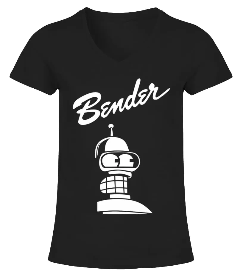 014. Futurama BK Camiseta cuello pico Mujer