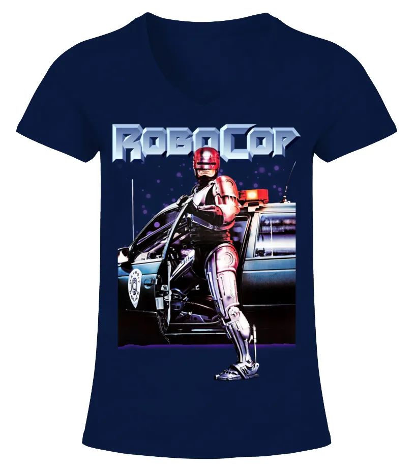024. Robocop NV Camiseta cuello pico Mujer