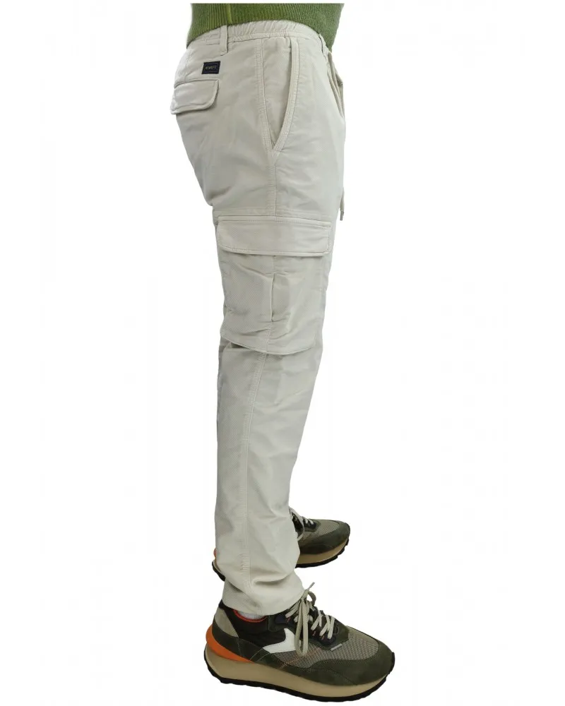 40WEFT  PANTALóN CARGO DE MICROPANA AIKOC CON CINTURA AJUSTABLE