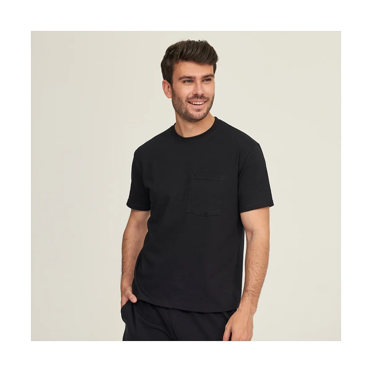 7335b CAMISETA MANGA CORTA CON BOLSILLO