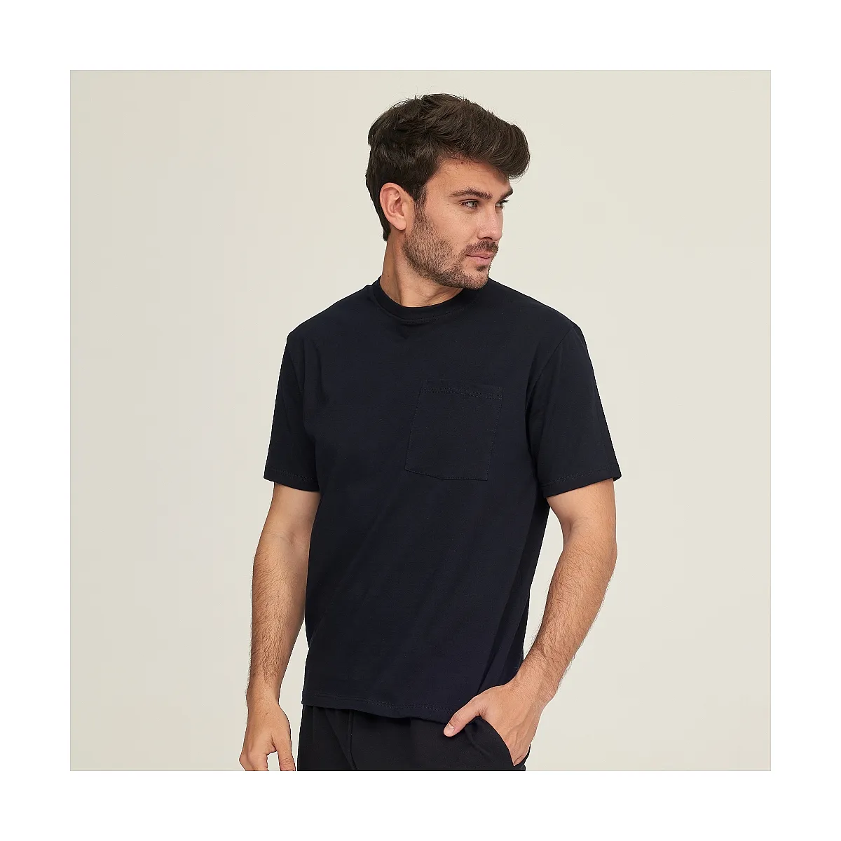 7335b CAMISETA MANGA CORTA CON BOLSILLO