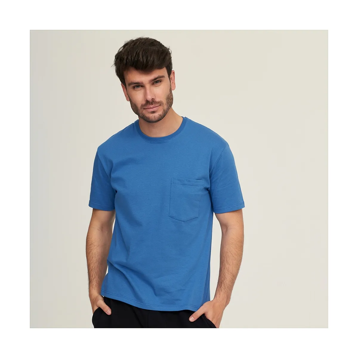 7335b CAMISETA MANGA CORTA CON BOLSILLO