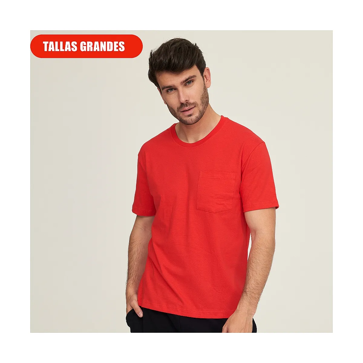 7335b CAMISETA MANGA CORTA CON BOLSILLO