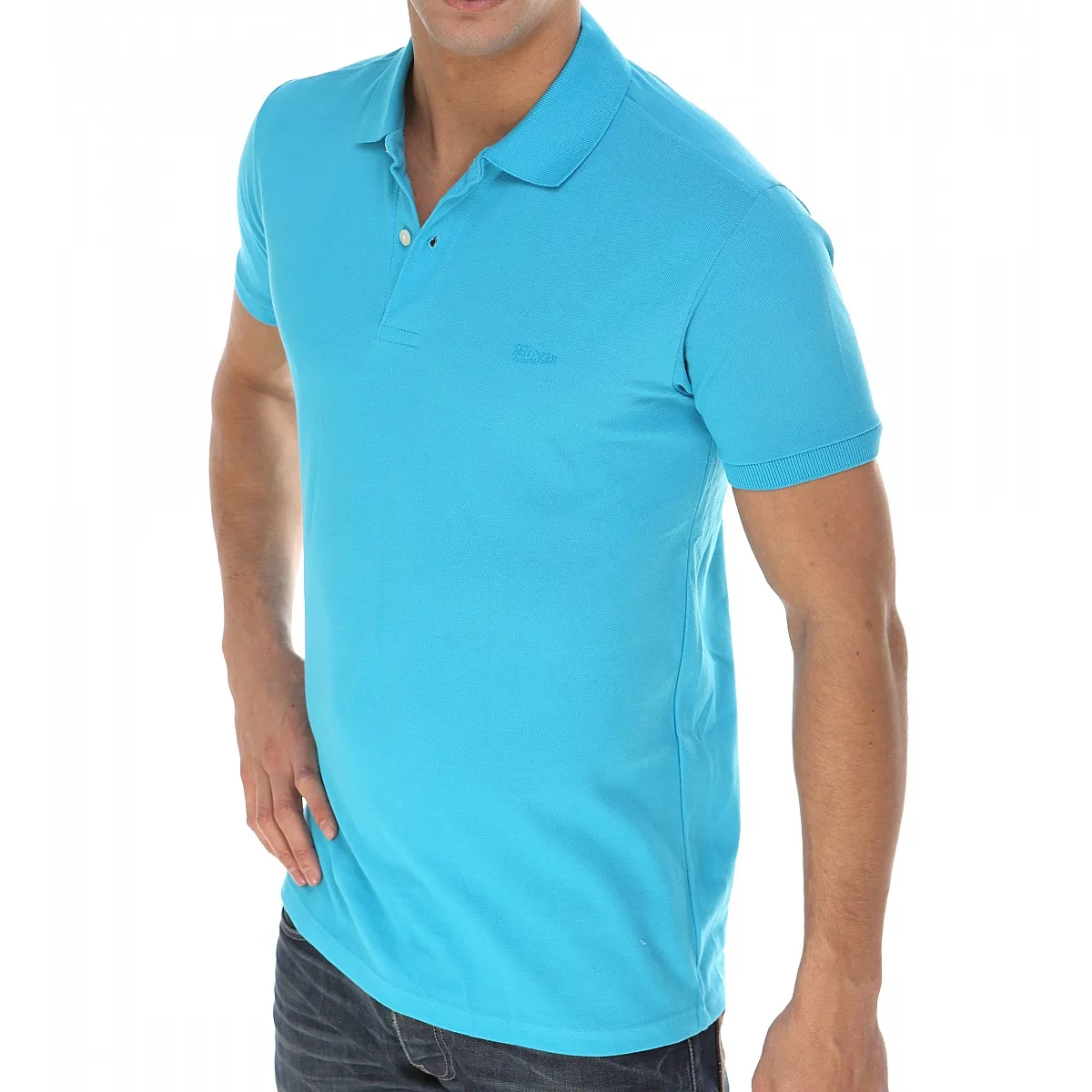 7589b POLO PIQUÉ CON PUÑO. CORTE AJUSTADO