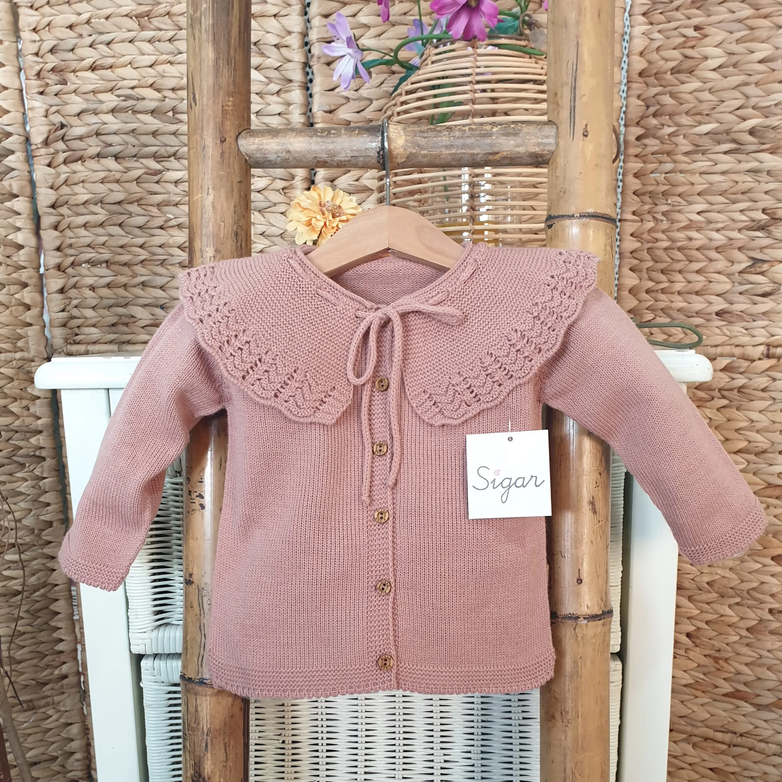 A Chaqueta punto volante Sigar R120328 Flor