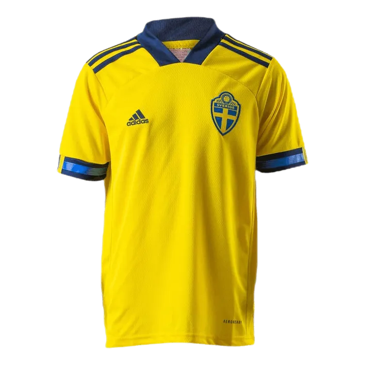 Adidas 20/21 Sweden Home Jersey Youth Yellow / Night Indigo