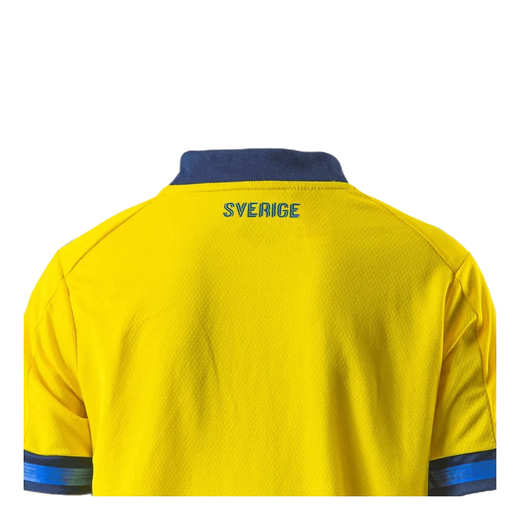 Adidas 20/21 Sweden Home Jersey Youth Yellow / Night Indigo
