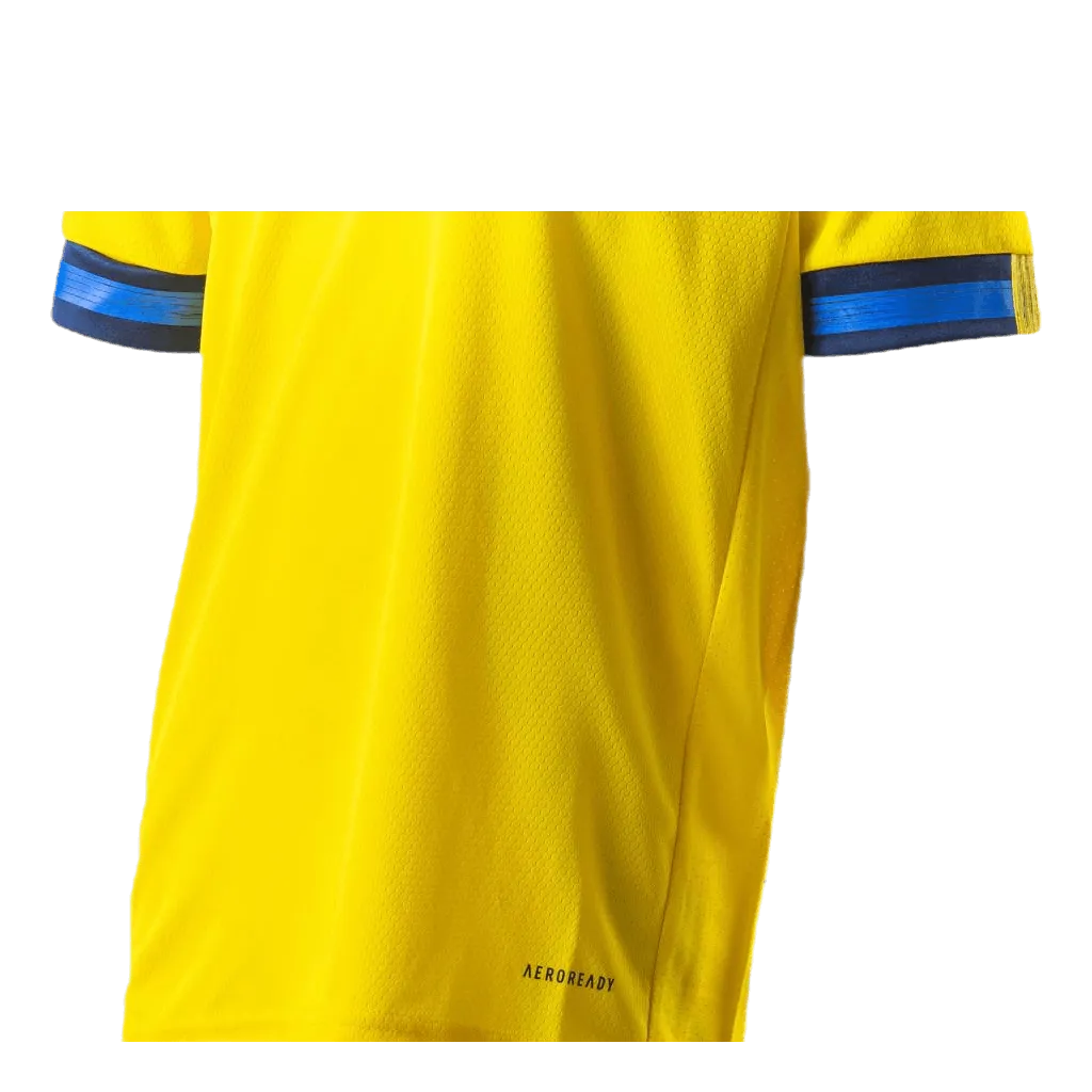 Adidas 20/21 Sweden Home Jersey Youth Yellow / Night Indigo
