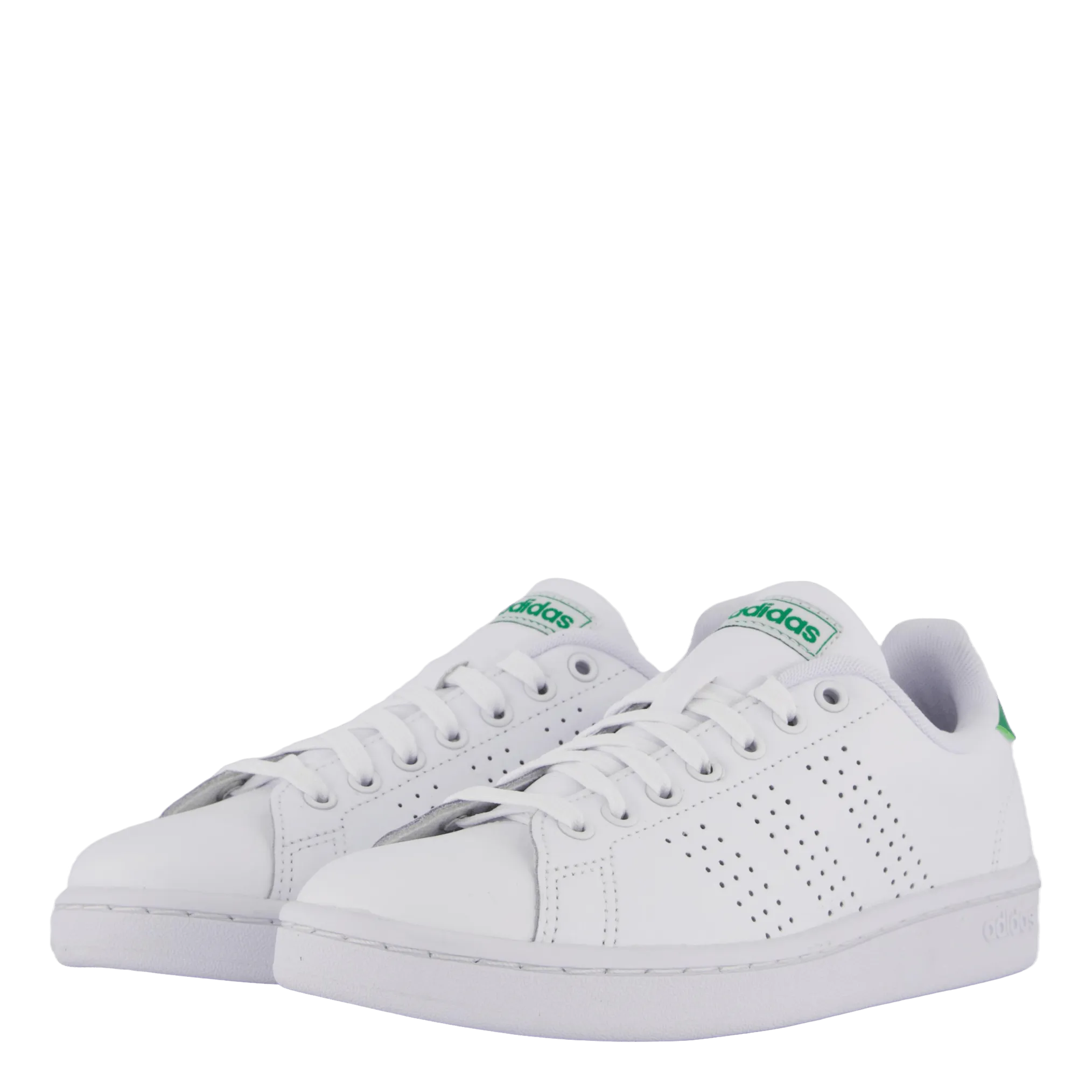 Adidas Advantage Shoes Cloud White / Cloud White / Green