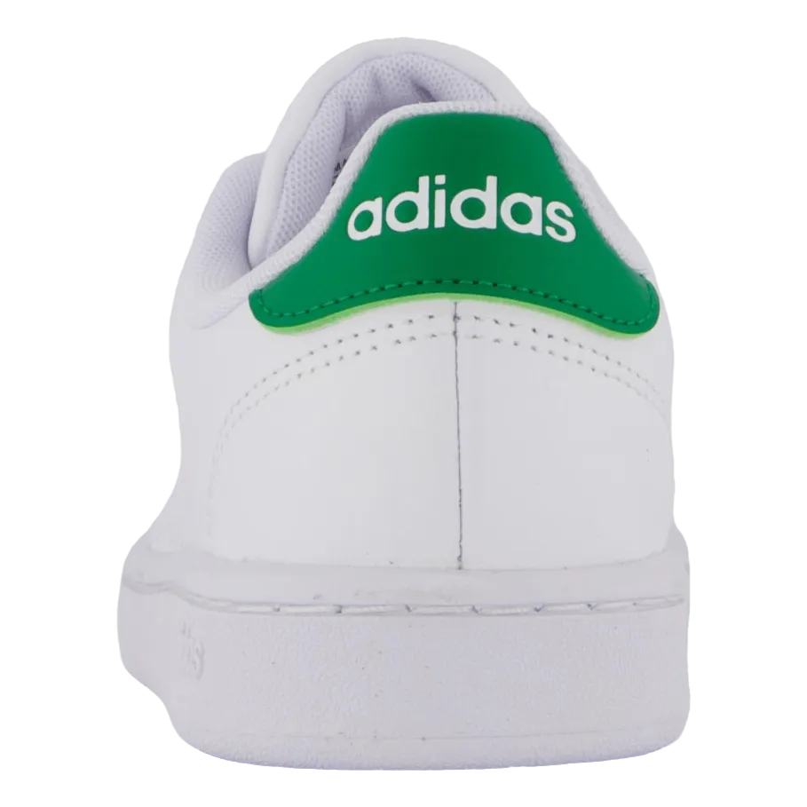 Adidas Advantage Shoes Cloud White / Cloud White / Green