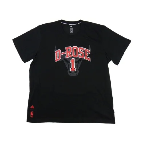 ADIDAS CAMISETA NBA NICK NAME DROSE BULLS Nº 1 (NEGRO)