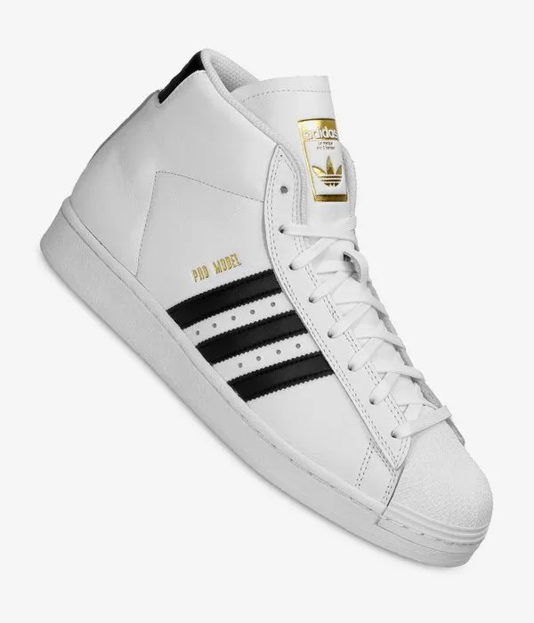 adidas Skateboarding Pro Model ADV Zapatilla (white core black gold)