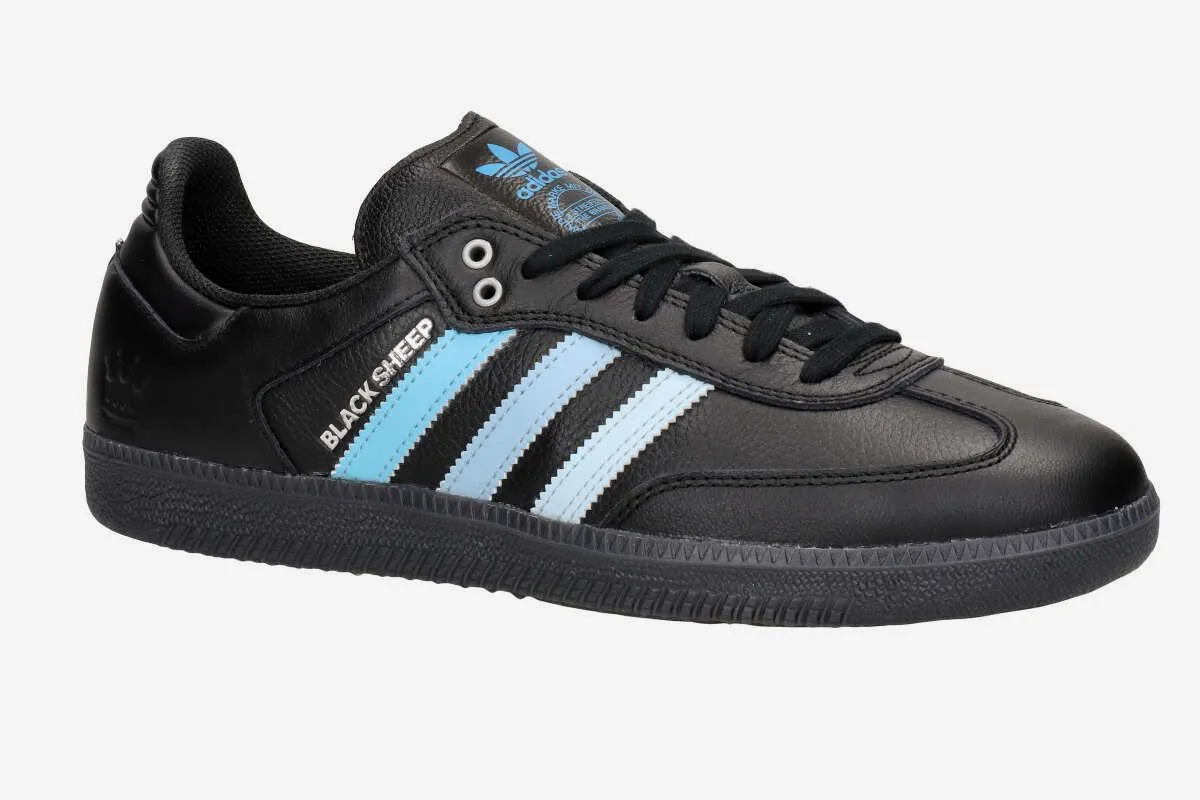 adidas Skateboarding x CLTFC x Black Sheep Samba ADV Zapatilla (core black white clear blue)