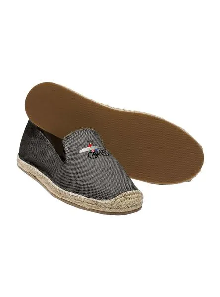 alpargatas hackett surf gris para hombre