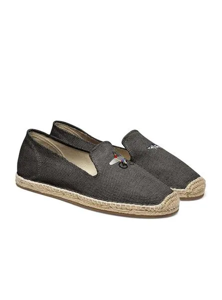 alpargatas hackett surf gris para hombre