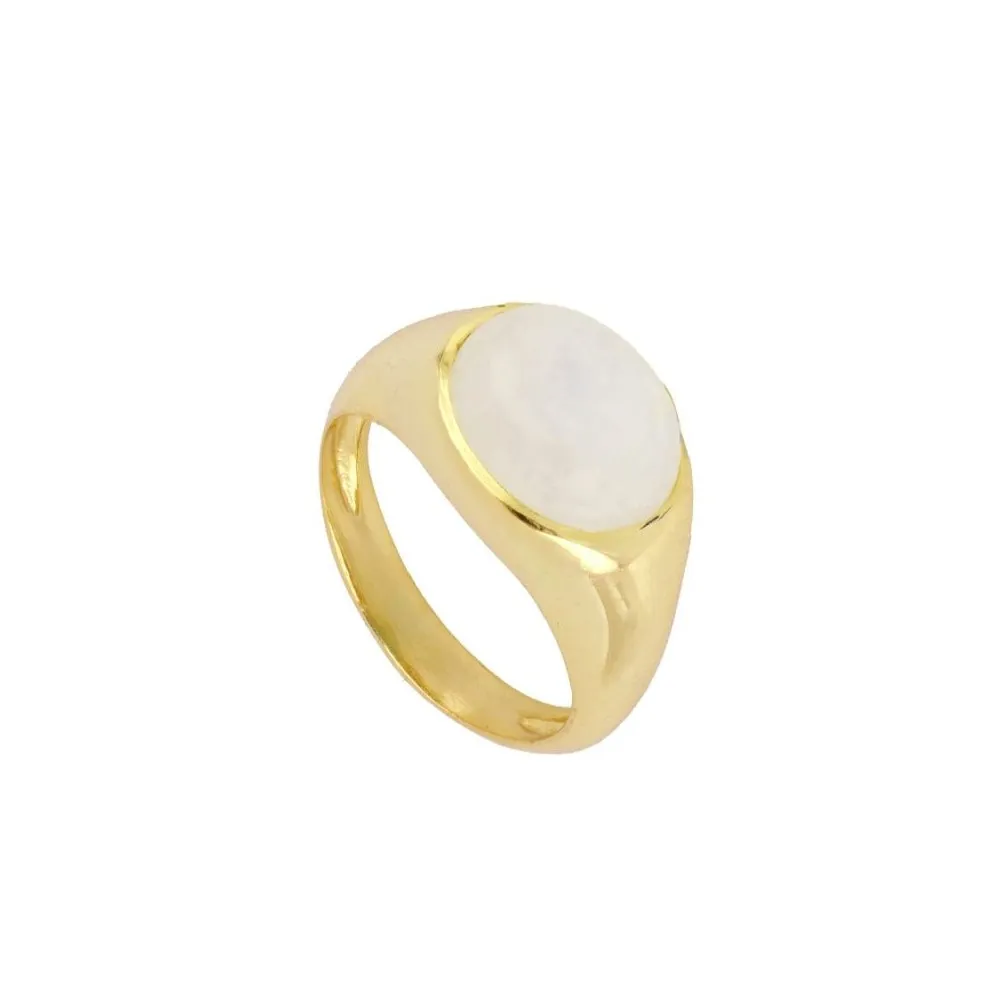 Anillo Avela Piedra Luna Oro
