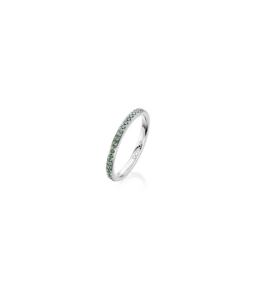 Anillo de pedida Vela 0,21l Diamantes verdes