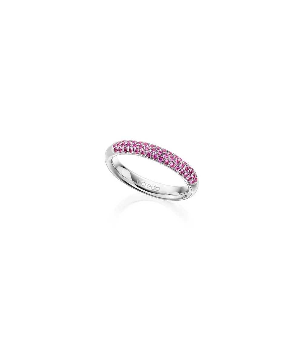 Anillo de promesa Stella 0,392 l Zafiros rosas