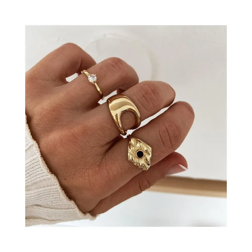 Anillo Ilanit Amatista Oro