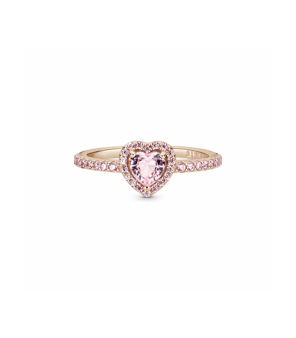 ANILLO PANDORA ROSE CORAZóN BRILLANTE ELEVADO  188421C04