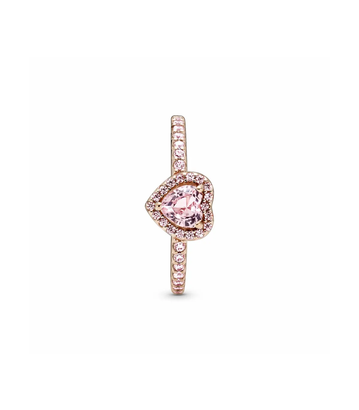 ANILLO PANDORA ROSE CORAZóN BRILLANTE ELEVADO  188421C04