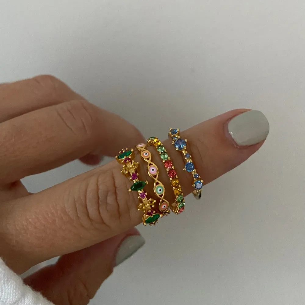 Anillo Salerno Tanzanita Oro