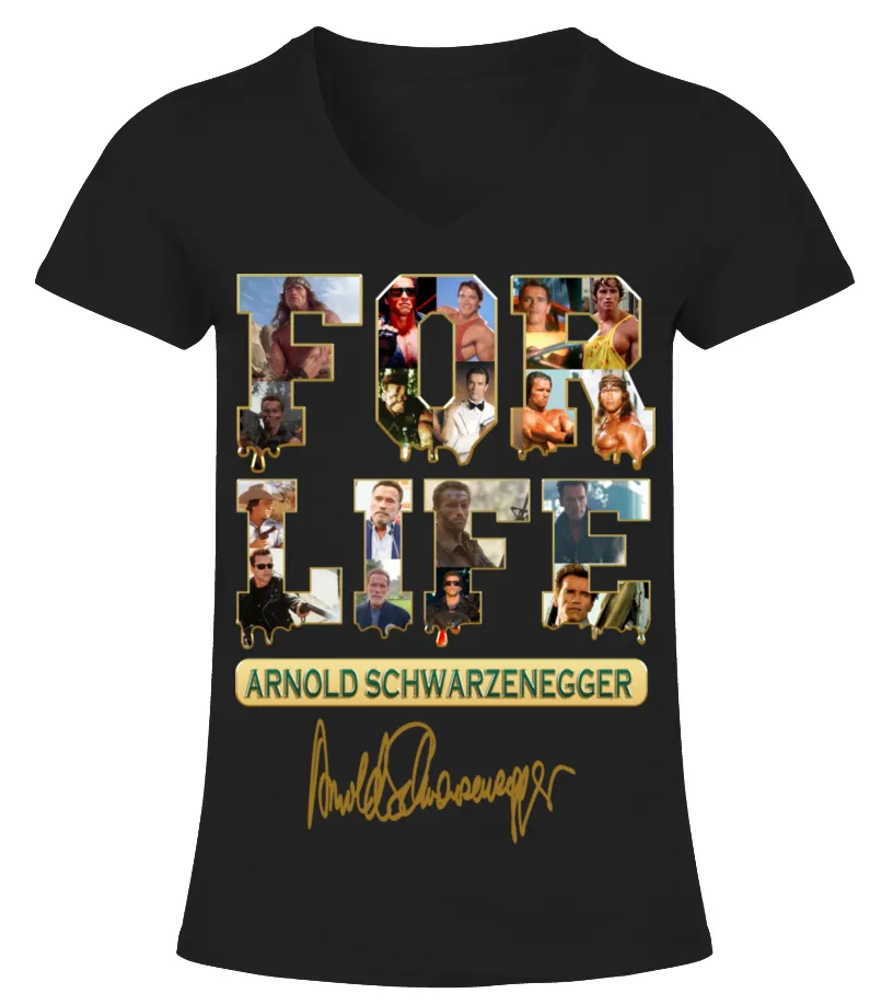 ARNOLD SCHWARZENEGGER FOR LIFE Camiseta cuello pico Mujer