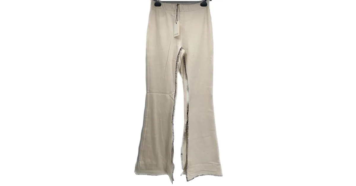 Autre Marque ANIM Pantalón T.Internacional M Algodón Beige 