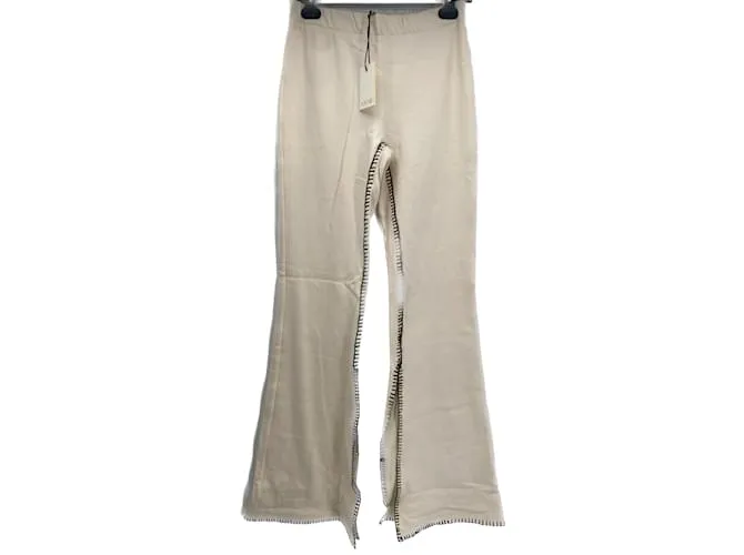 Autre Marque ANIM Pantalón T.Internacional M Algodón Beige 