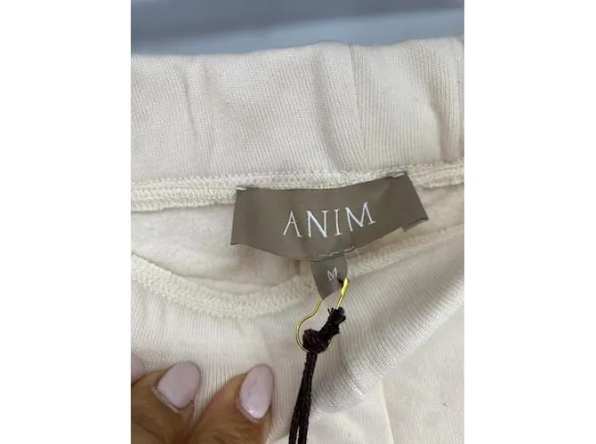Autre Marque ANIM Pantalón T.Internacional M Algodón Beige 