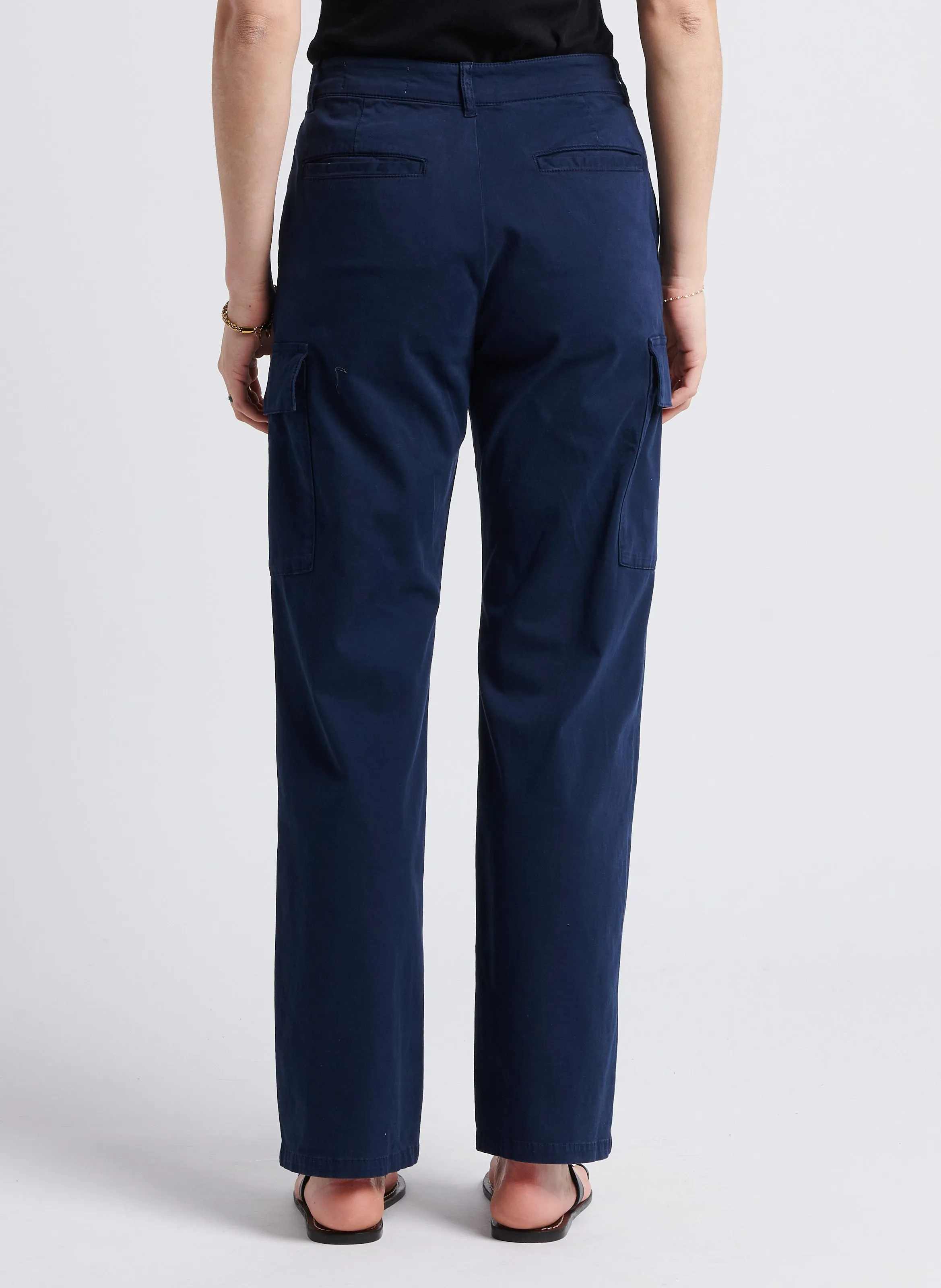 BATTLE 2  PANTALóN CARGO DE MEZCLA DE ALGODóN EN AZUL