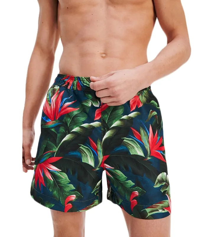 Bañador Tommy Hilfiger con flores tropicales