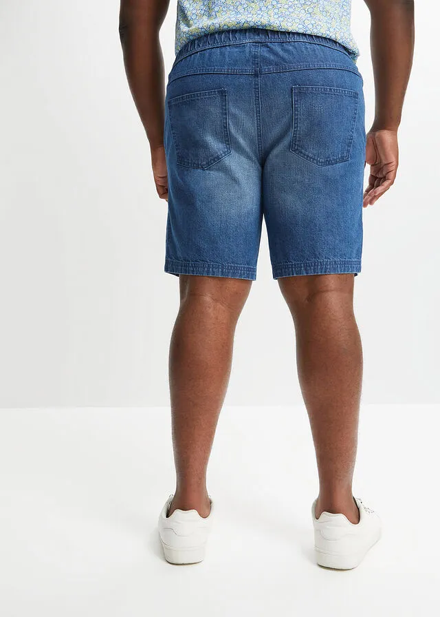 Bermudas con corte regular (2 unidades) Denim + denim gris oscuro