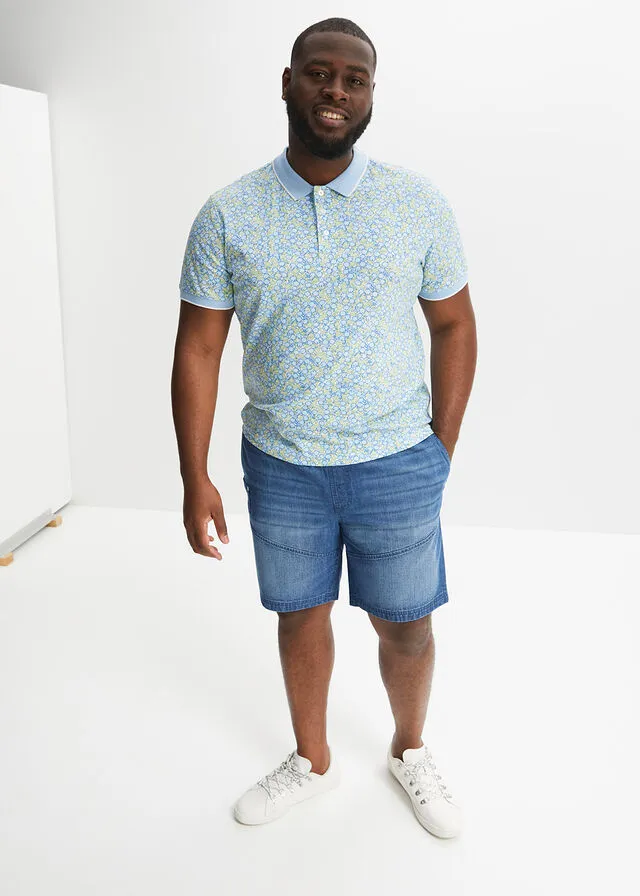 Bermudas con corte regular (2 unidades) Denim + denim gris oscuro