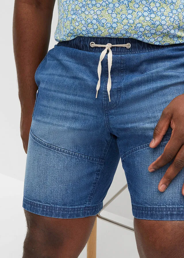 Bermudas con corte regular (2 unidades) Denim + denim gris oscuro