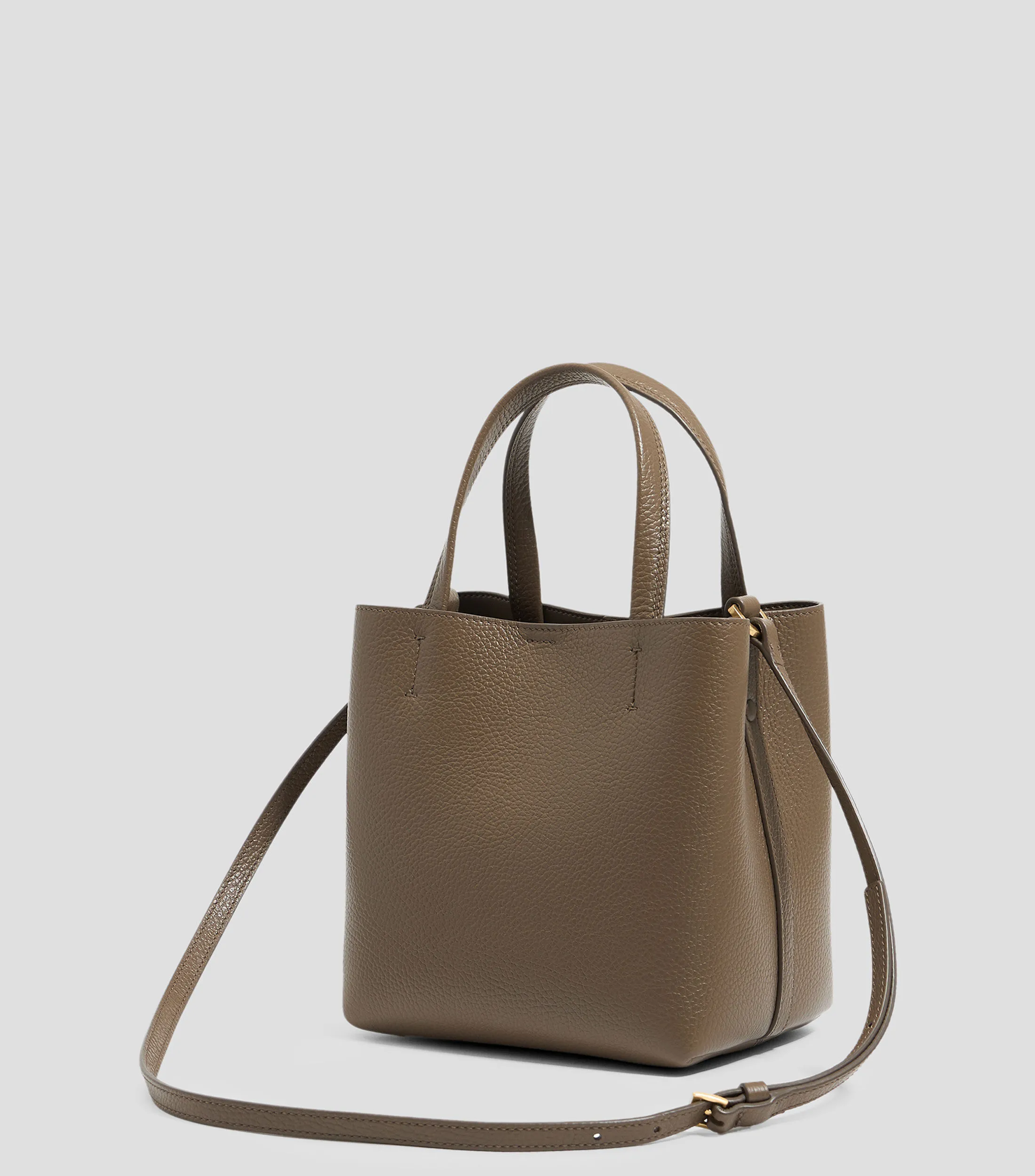 Bimba y Lola Bolso Chihuahua pequeño piel café oscuro Mujer