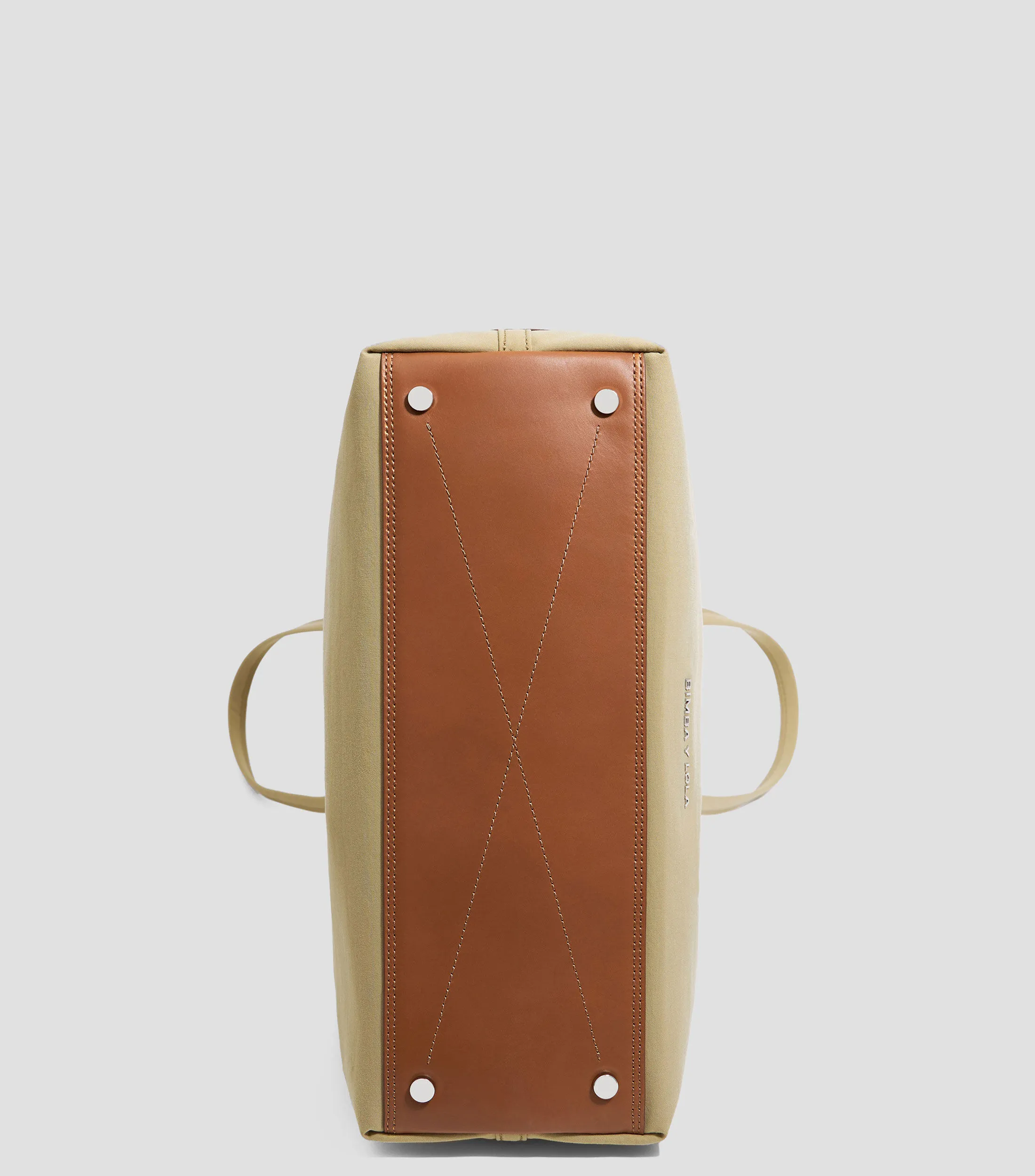 Bimba y Lola Bolso Tote Natural Chihuahua con logo Mujer