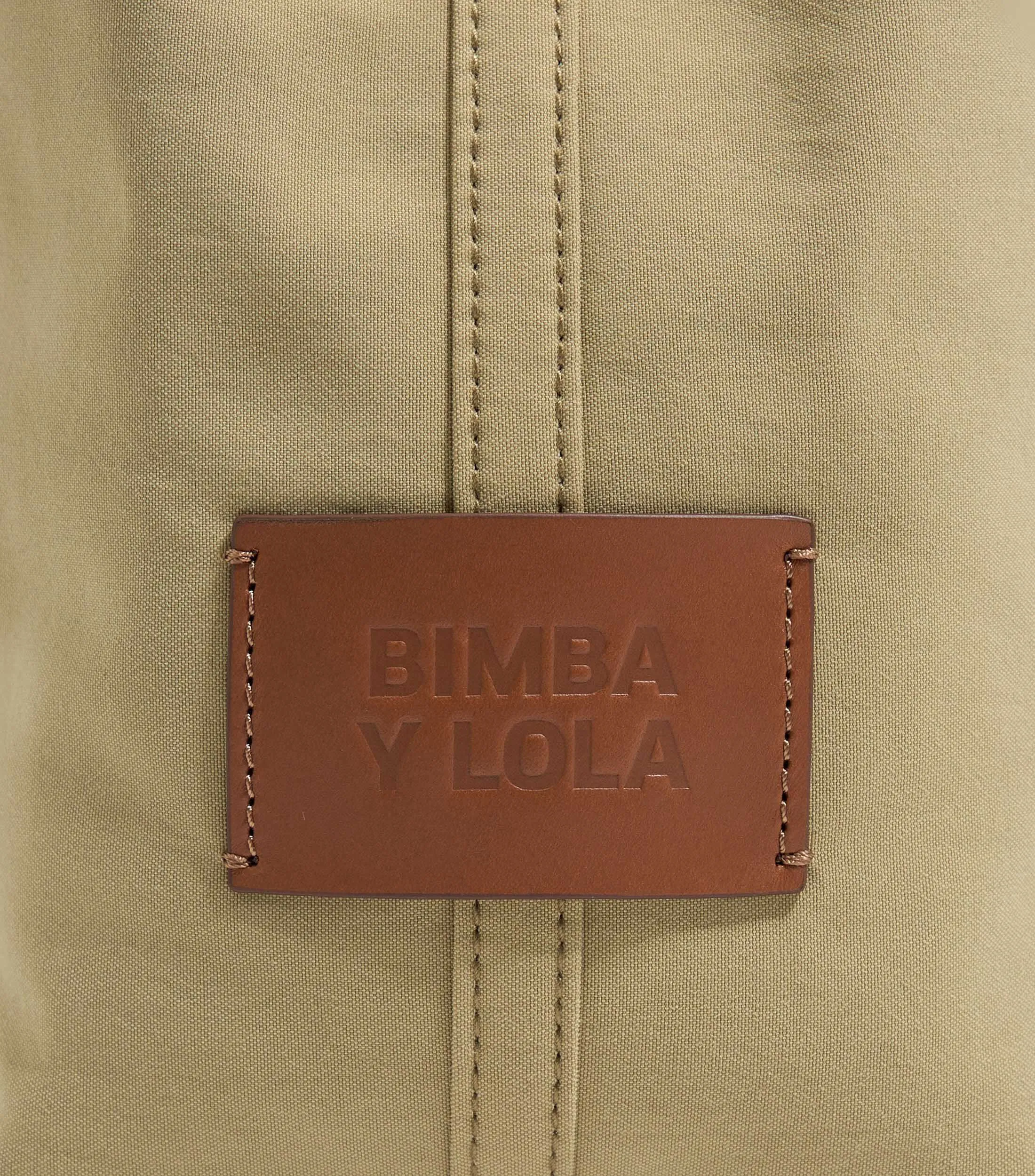 Bimba y Lola Bolso Tote Natural Chihuahua con logo Mujer
