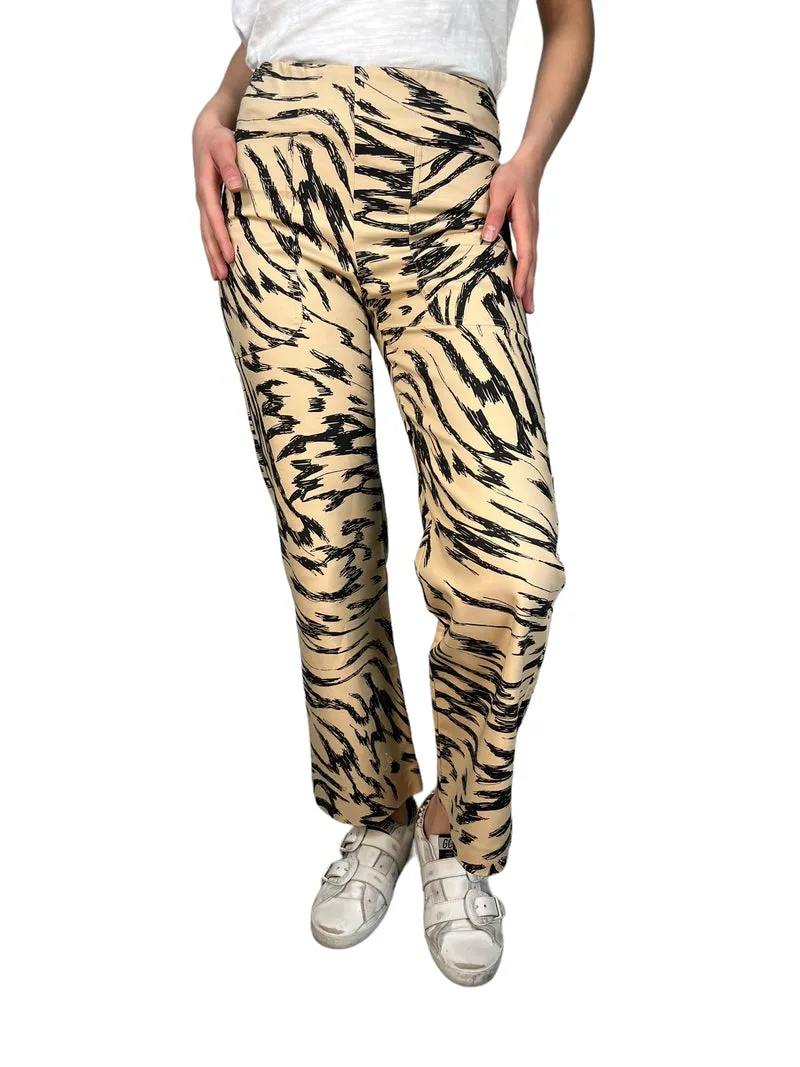 BIMBA Y LOLA Pantalón Tela Elasticada Estampado