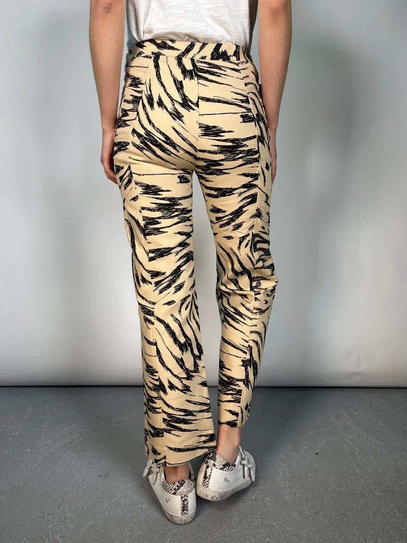 BIMBA Y LOLA Pantalón Tela Elasticada Estampado