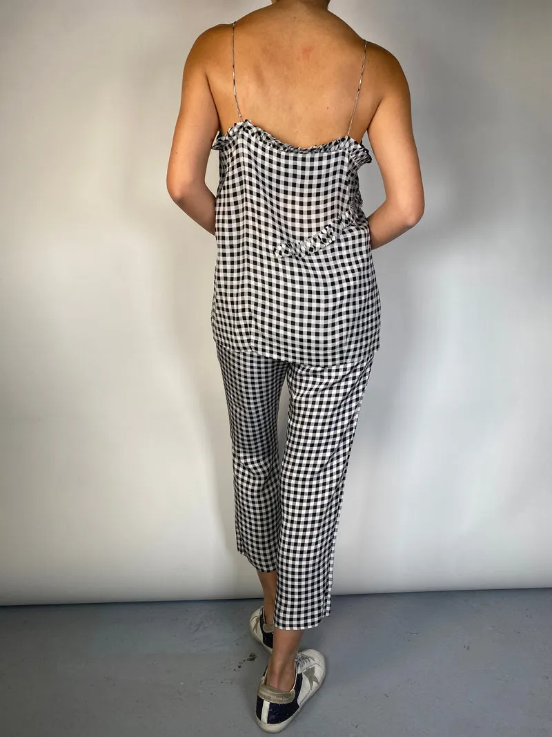 BIMBA Y LOLA Set Polera Y Pantalón Cuadros