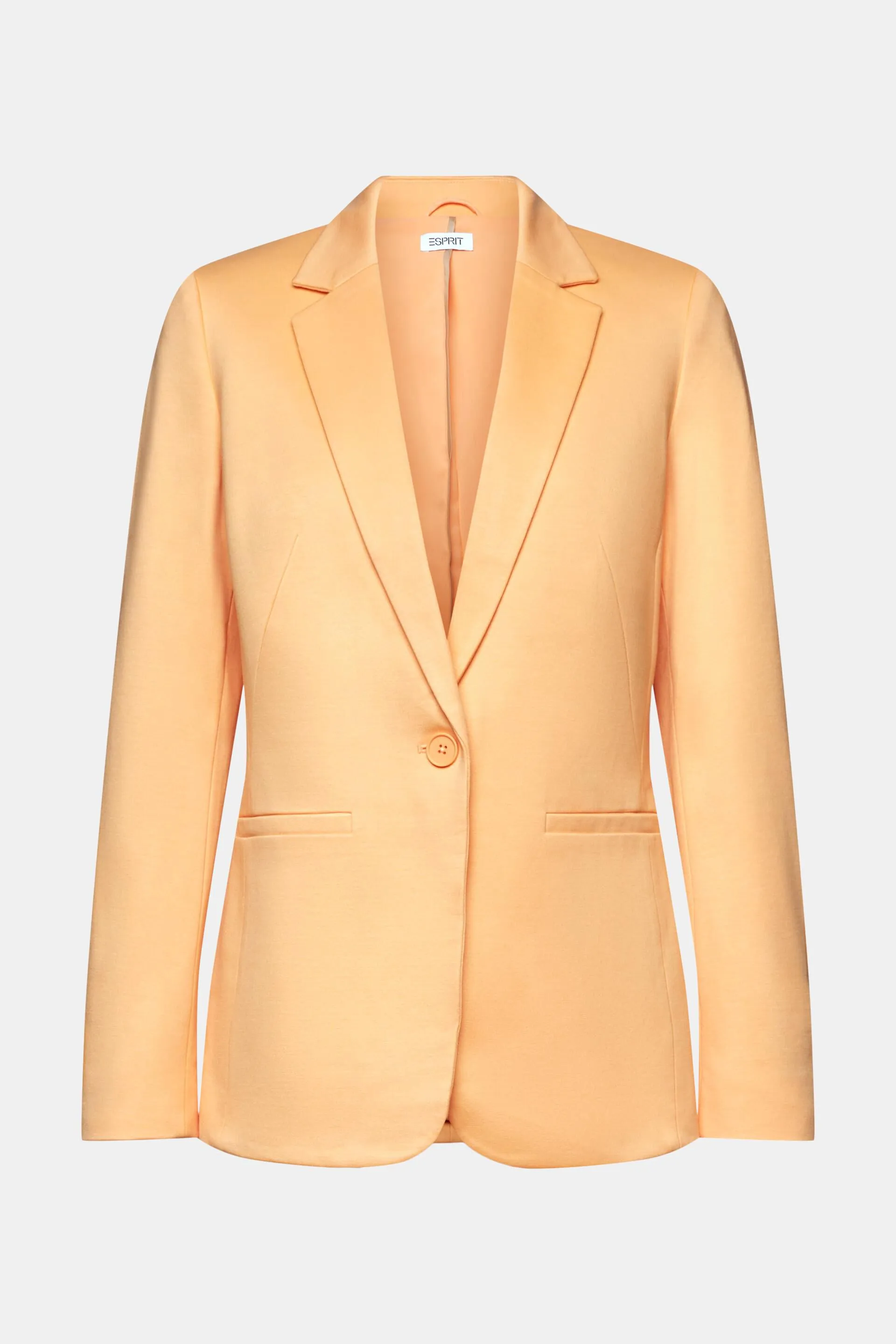 Blazer de punto con botonadura simple