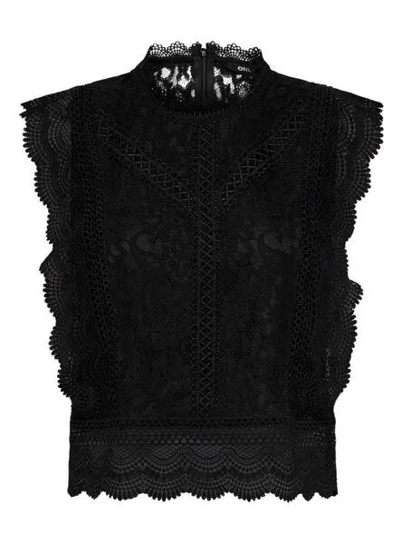 Blusa Only Karo Negro Para Mujer
