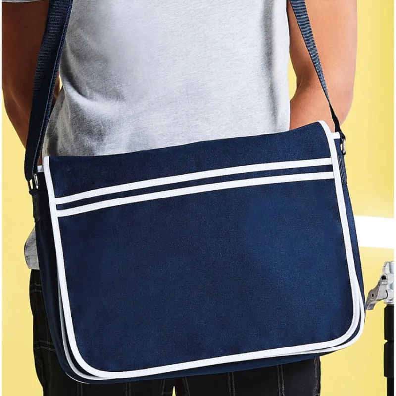 Bolsa Messenger Retro de BagBase