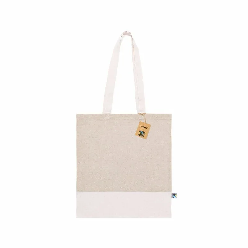 Bolsa personalizable con logotipo Annet Fairtrade