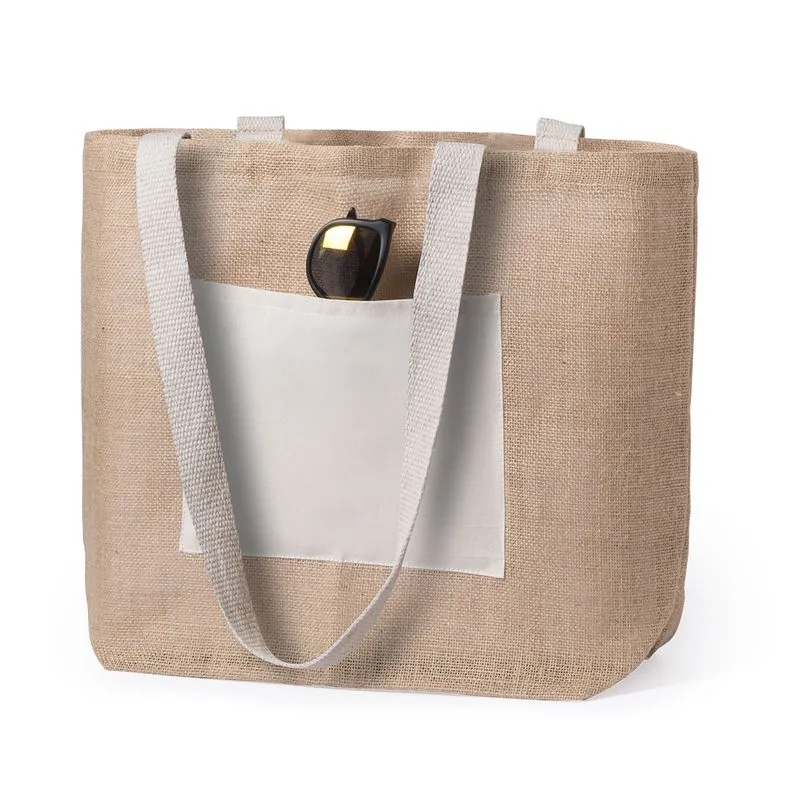 Bolsa promocional con bolsillo delantero Farus