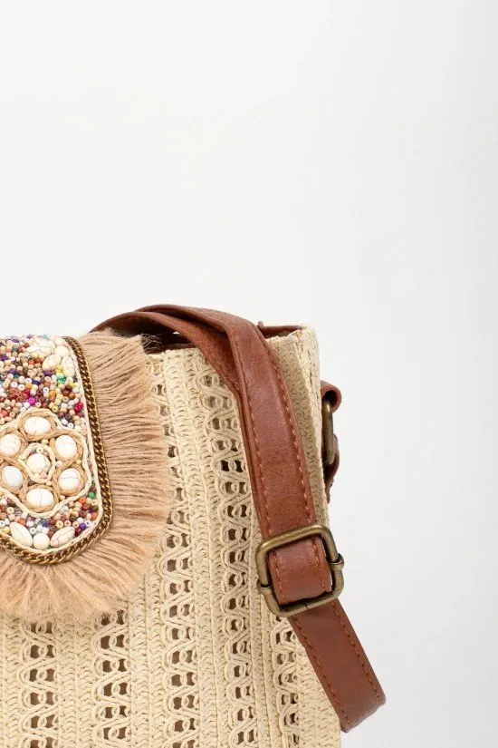 BOLSO BANDOLERA GASTER  BEIGE