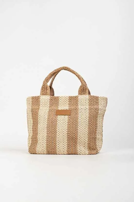 BOLSO BANDOLERA PLECOR  NATURAL/BEIGE