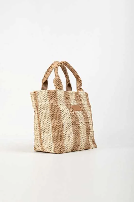 BOLSO BANDOLERA PLECOR  NATURAL/BEIGE