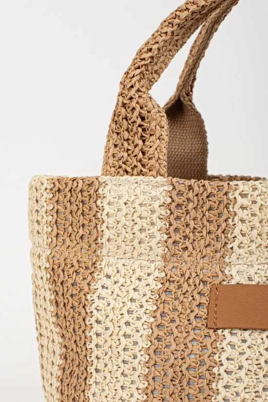 BOLSO BANDOLERA PLECOR  NATURAL/BEIGE